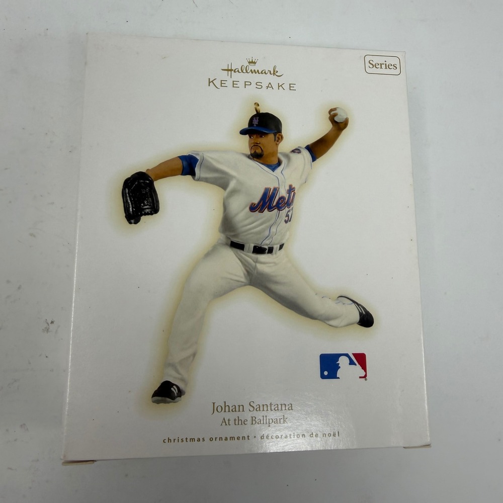 Hallmark Keepsake Johan Santana New York Mets At the Ballpark MLB Ornament 2009